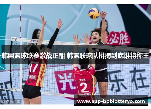 韩国篮球联赛激战正酣 韩篮联球队拼搏到底谁将称王